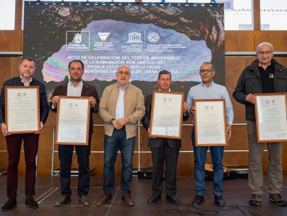 Artenara acoge el 3º Aniversario  de la declaración de Risco Caído y las Montañas Sagradas de Gran Canaria como Patrimonio Mundial en la categoría de Paisaje Cultural.
