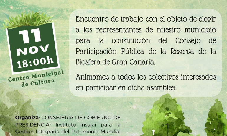 CONSTITUCION DEL CONSEJO DE PARTICIPACION PUBLICA DE LA RESERVA DE LA BIOSFERA