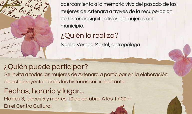 Mujeres de Ayer y Hoy: Historias de las mujeres de Artenara.