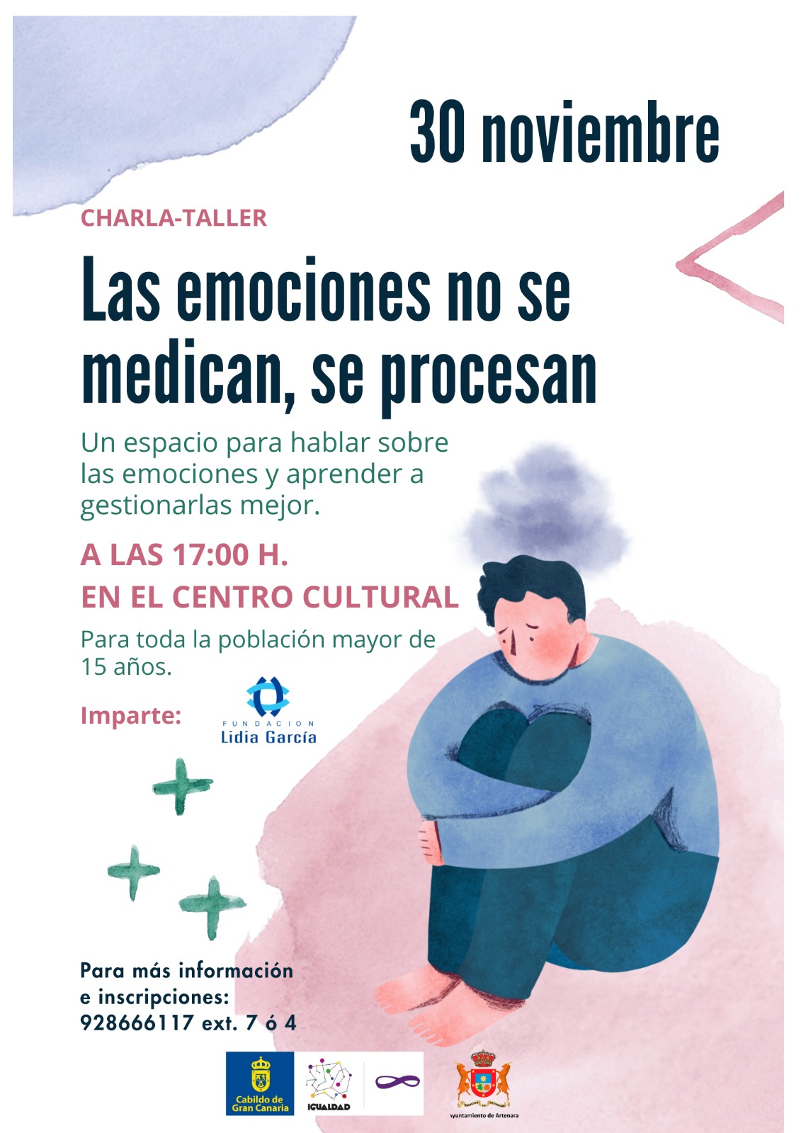 📢 Charla-Taller "Las emociones no se medican, se procesan"