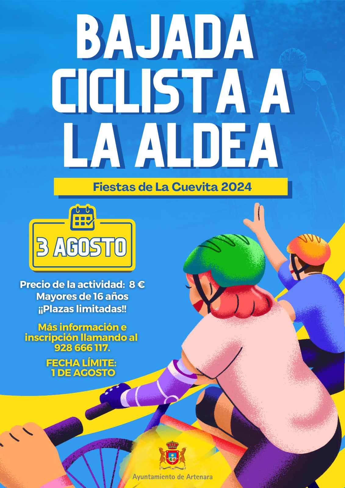 COMUNICADO BAJADA CICLISTA A LA ALDEA.