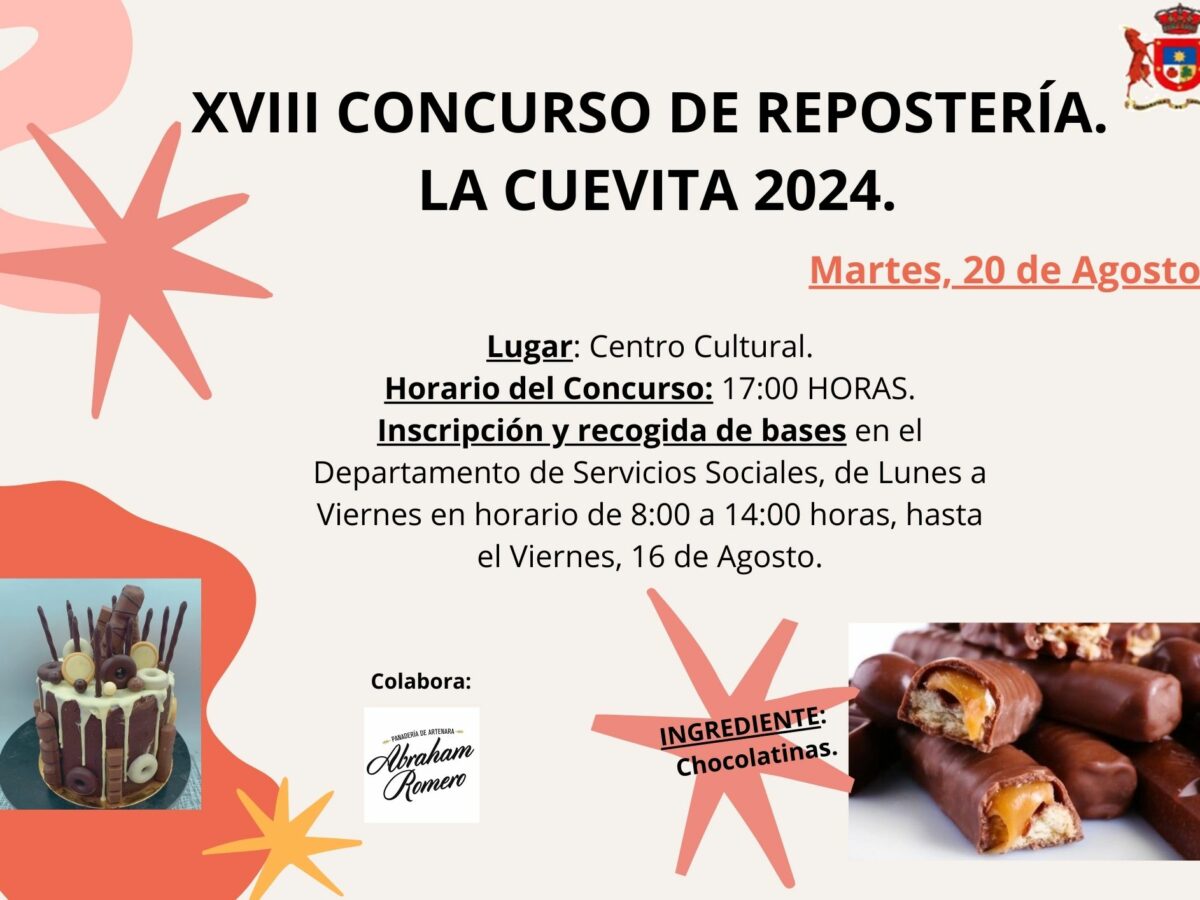 XVIII CONCURSO DE REPOSTERÍA LA CUEVITA 2024.