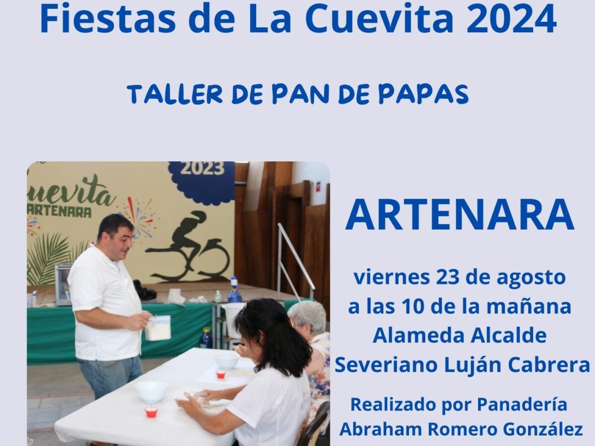 Taller de Pan de Papas. Viernes 23 de Agosto.