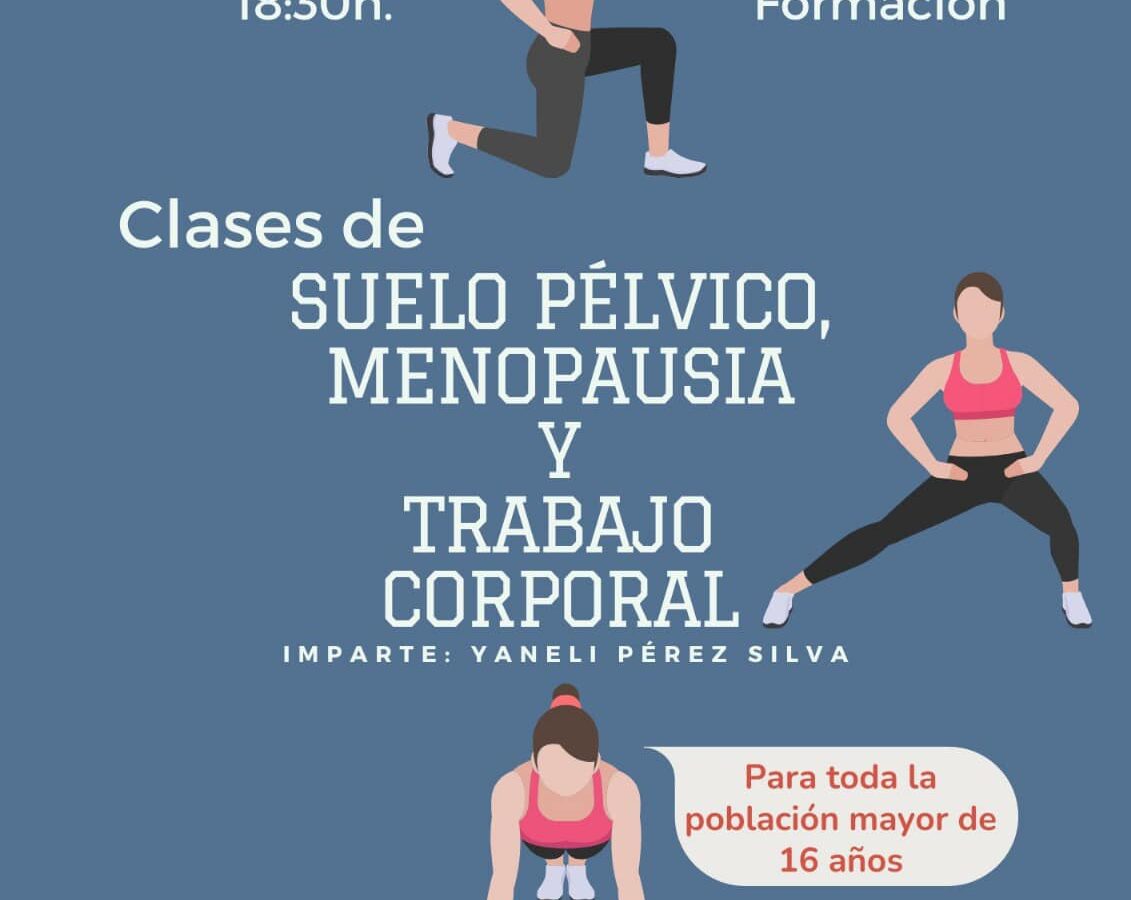 Clases de suelo pélvico, menopausia y trabajo corporal