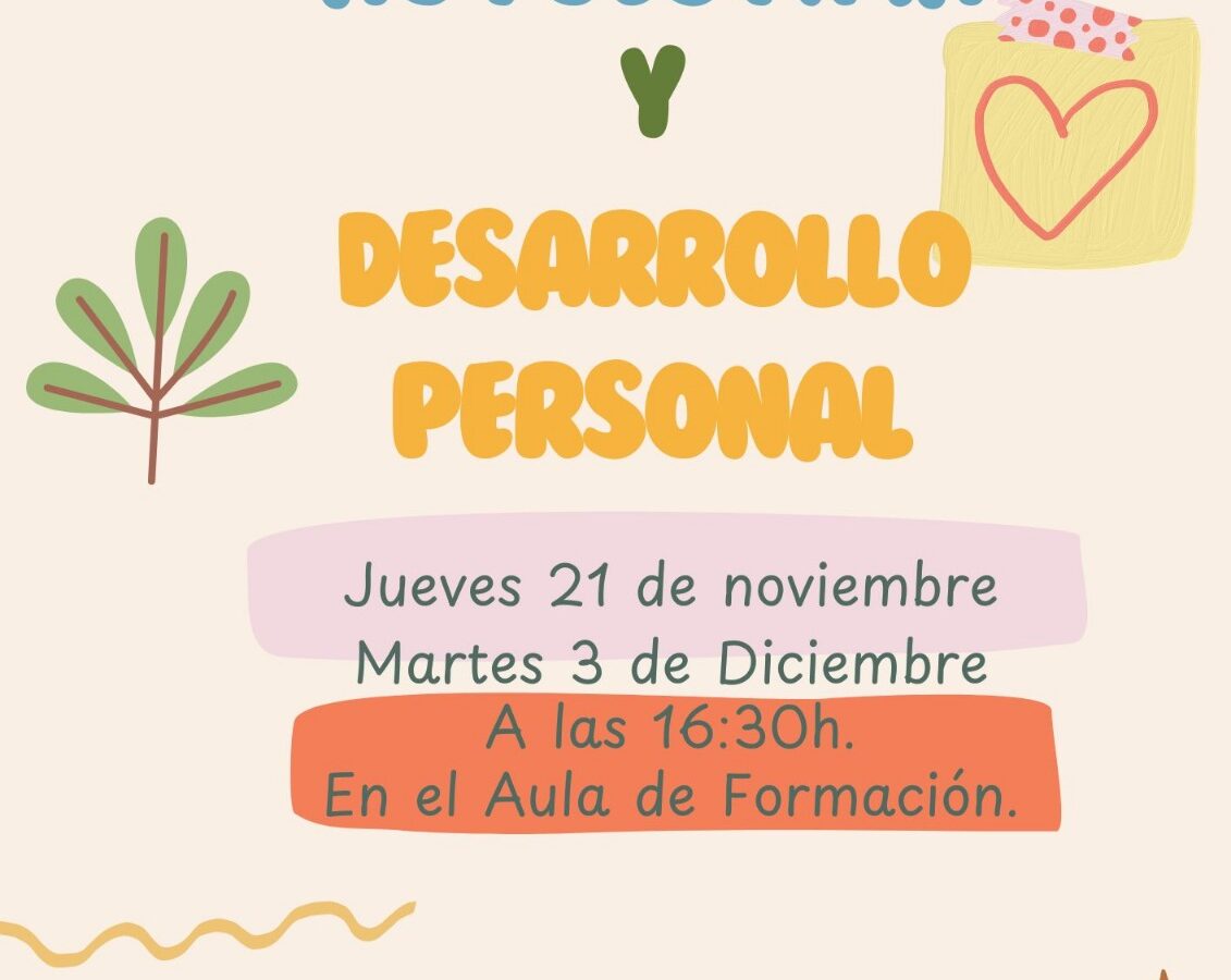 Taller de autoestima y desarrollo personal