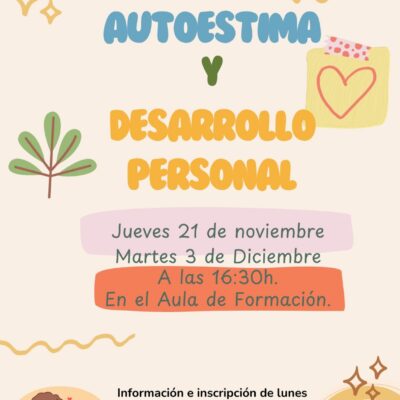 Taller de autoestima y desarrollo personal