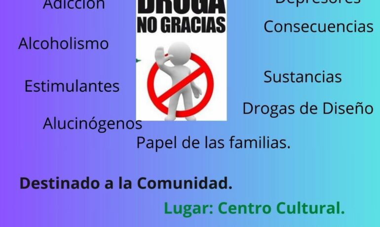 Charla-Taller prevención del consumo de drogas