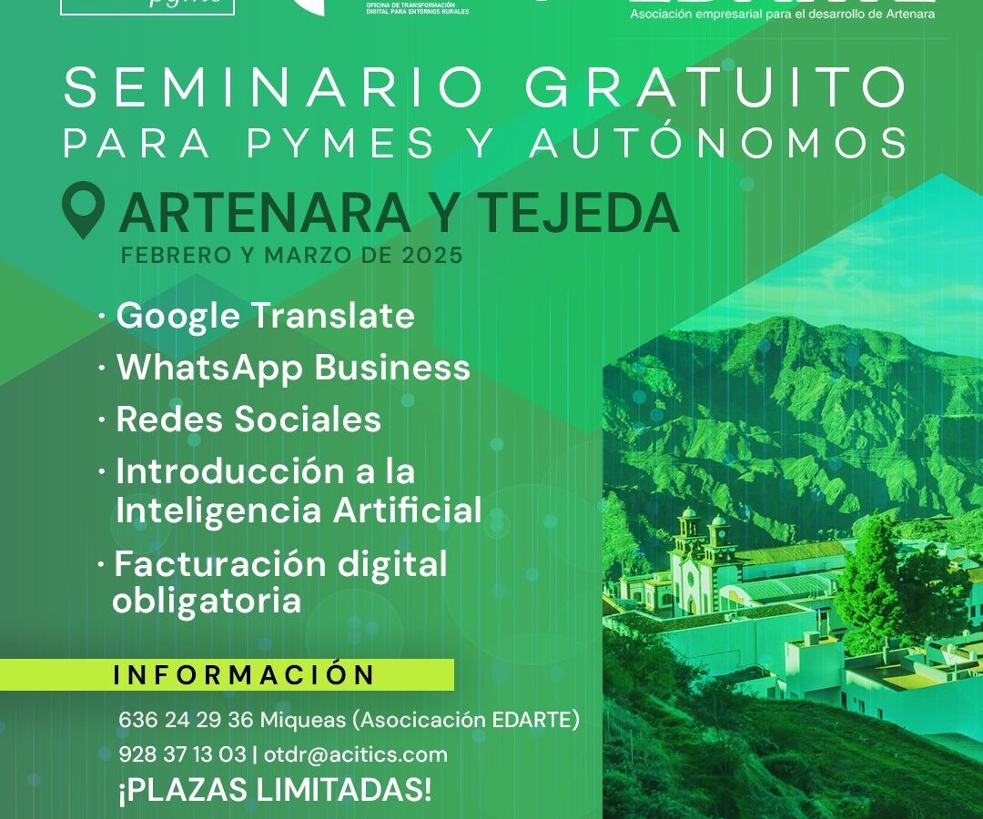 Seminario Gratuito para Pymes y Autónomos.