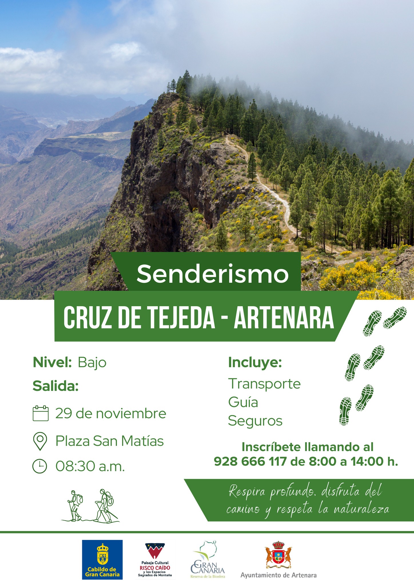 Senderismo: Cruz de Tejeda-Artenara